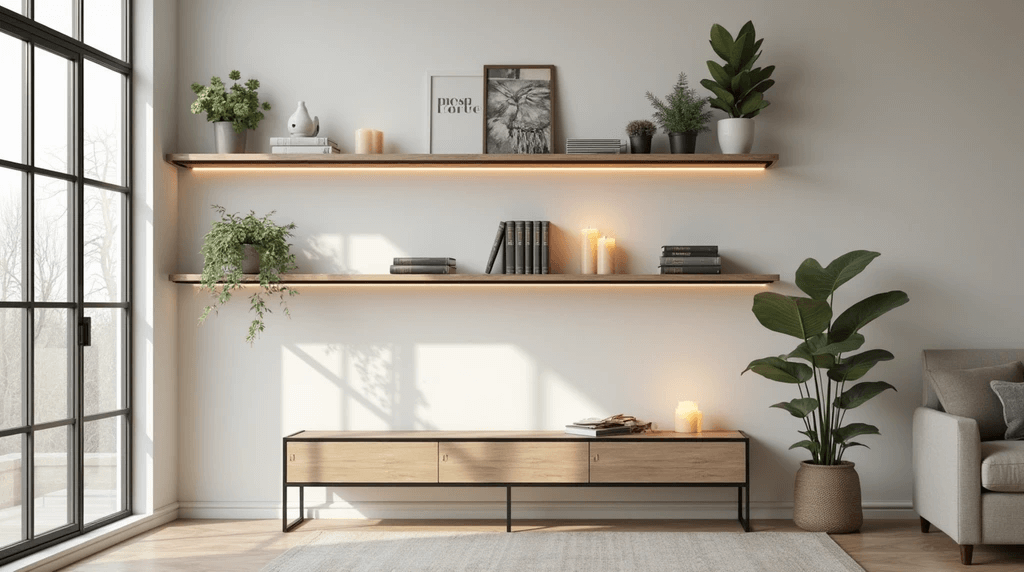 Цікаві полички на стіну — практичний декор для будь-якої кімнати