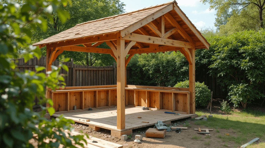 Альтанка своїми руками: матеріали, конструкції та покрокова інструкція